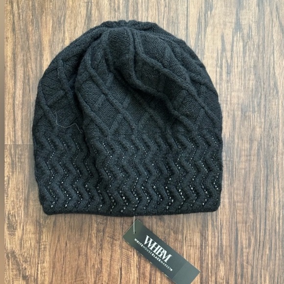 WHBM Rhinestone Patterned hat - Picture 2 of 15